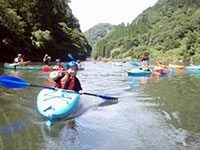 蘇陽峡カヌー体験